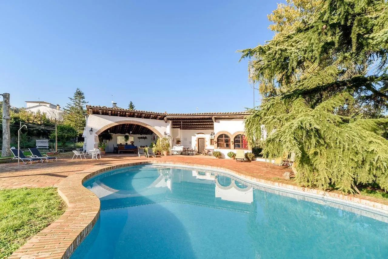 Masia Can Manent Del Bosc S XVIII Santa Eulalia de Ronsaná Landhuis
